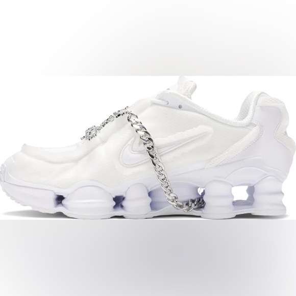 Nike Shox TL x Comme Des Garcons White 2019 W - Picture 7 of 8